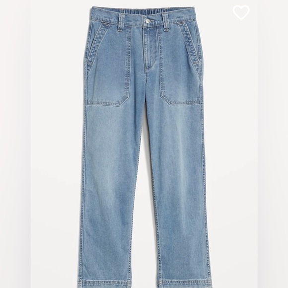 NWT Old Navy High-Waisted OGC Chino Denim Pants - Picture 8 of 10